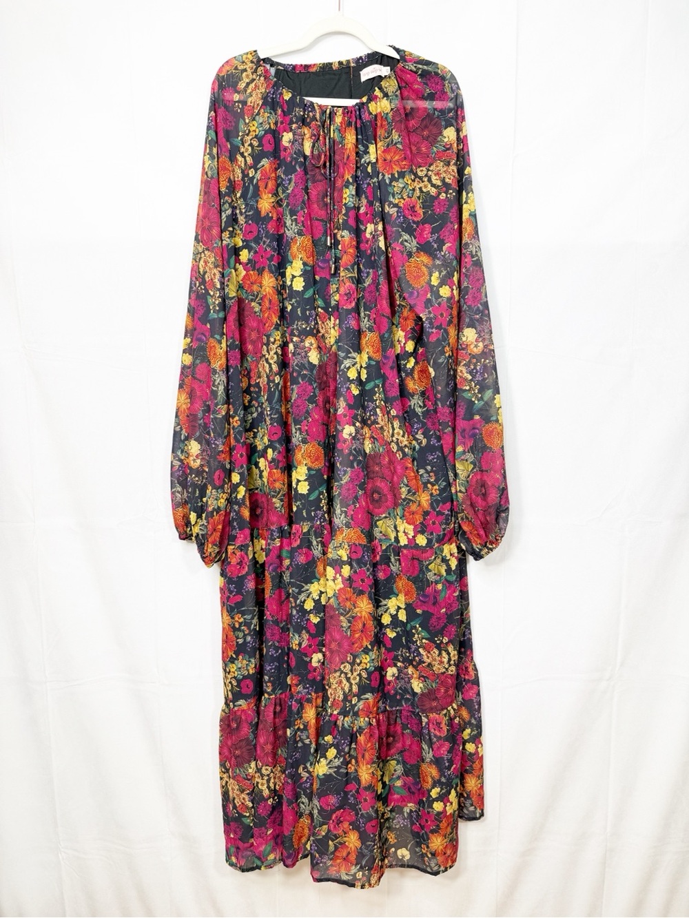 Ivy City Co. Imogen Dress in Night Garden Maxi Floral Boho Bohemian - Picture 2 of 16